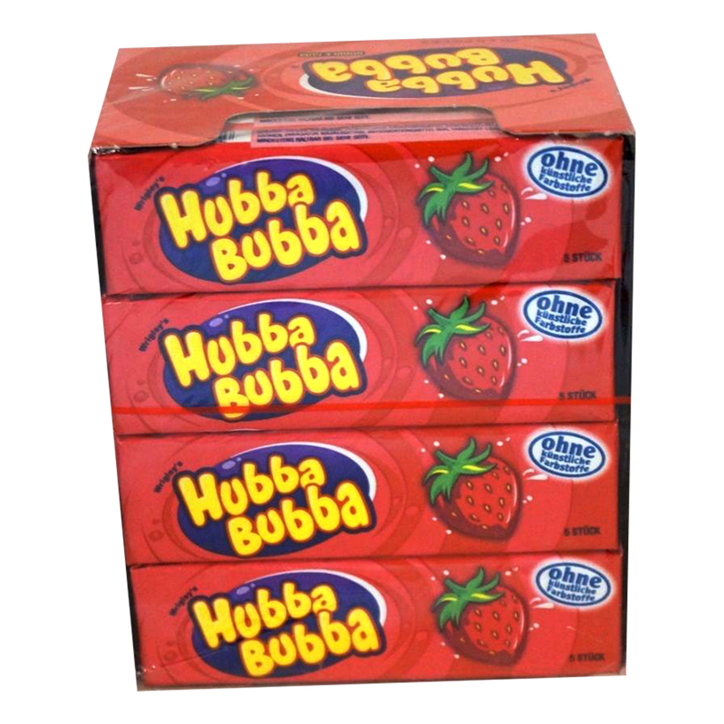 Hubba Bubba Jordgubb Storpack - 20-pack