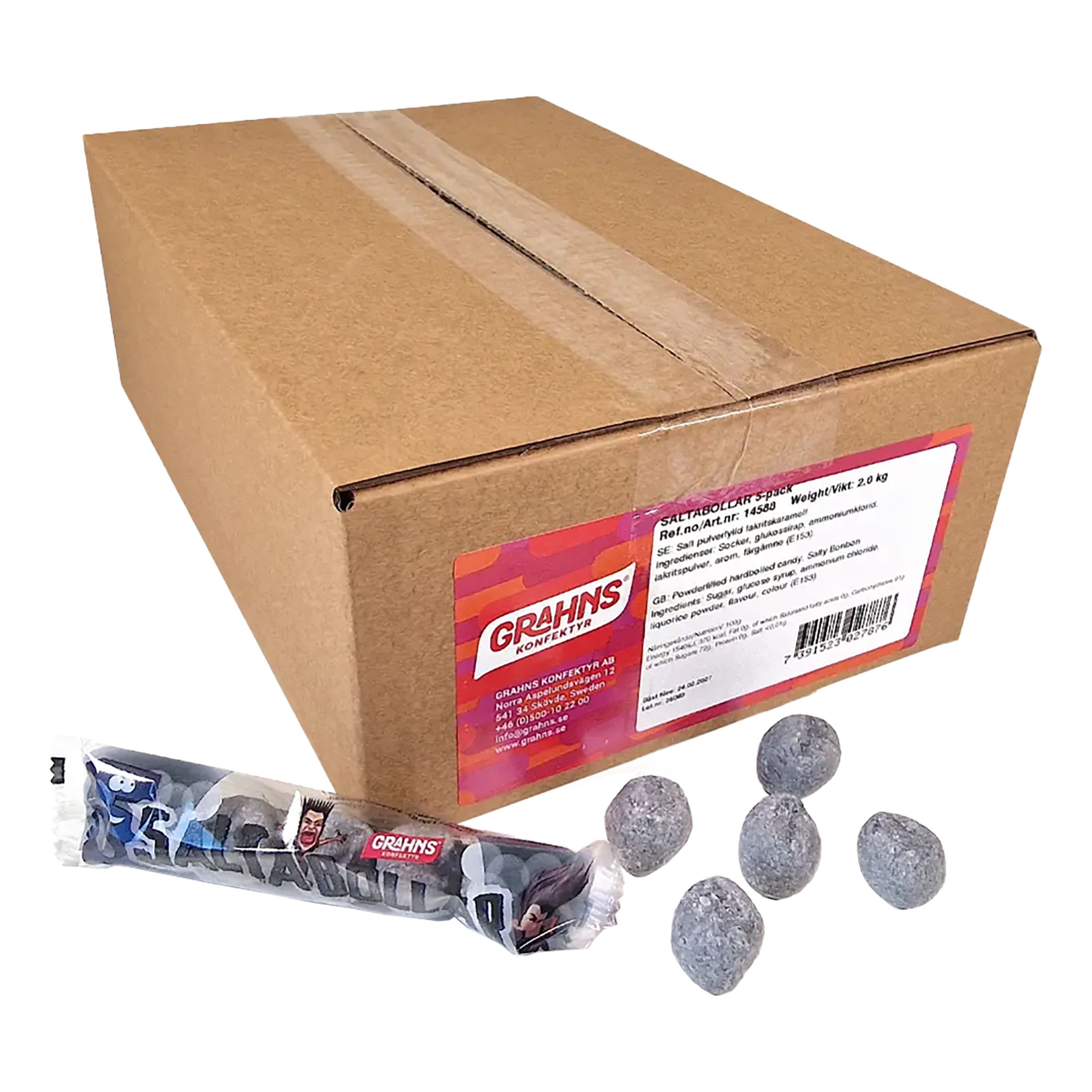 Grahns Salta Bollar Storpack - 58-pack