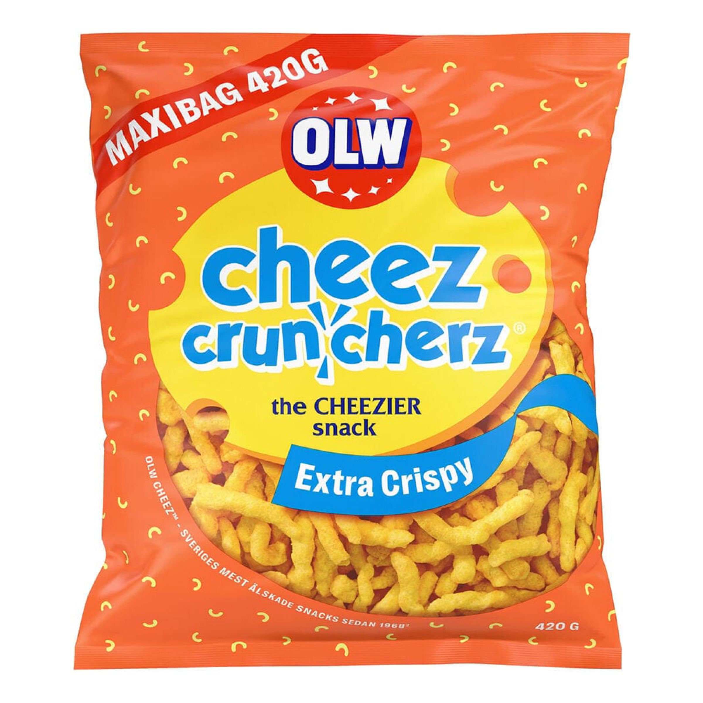 OLW Maxibag Cheez Cruncherz - 420 gram