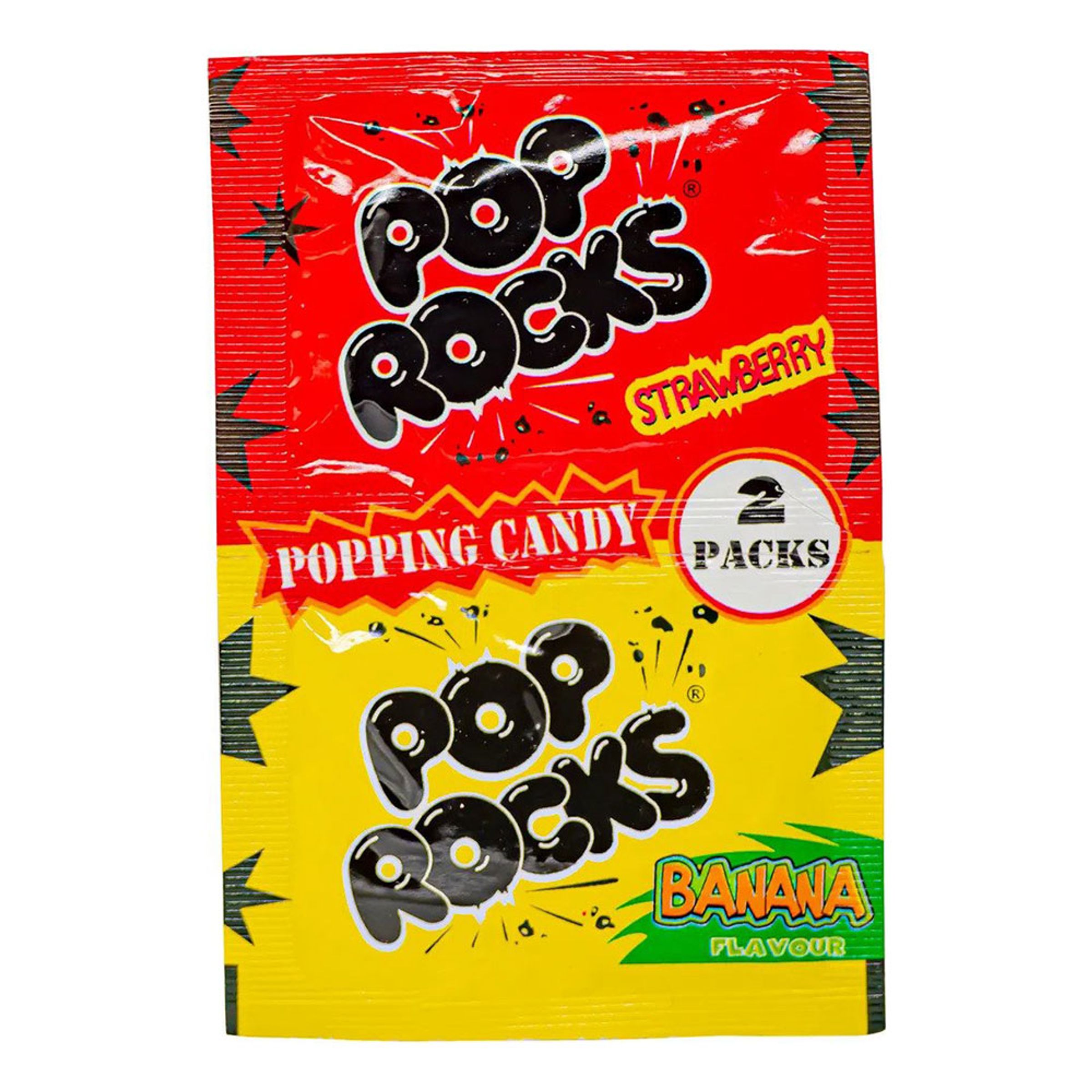 Pop Rocks Strawberry-Banana Storpack - 48-pack