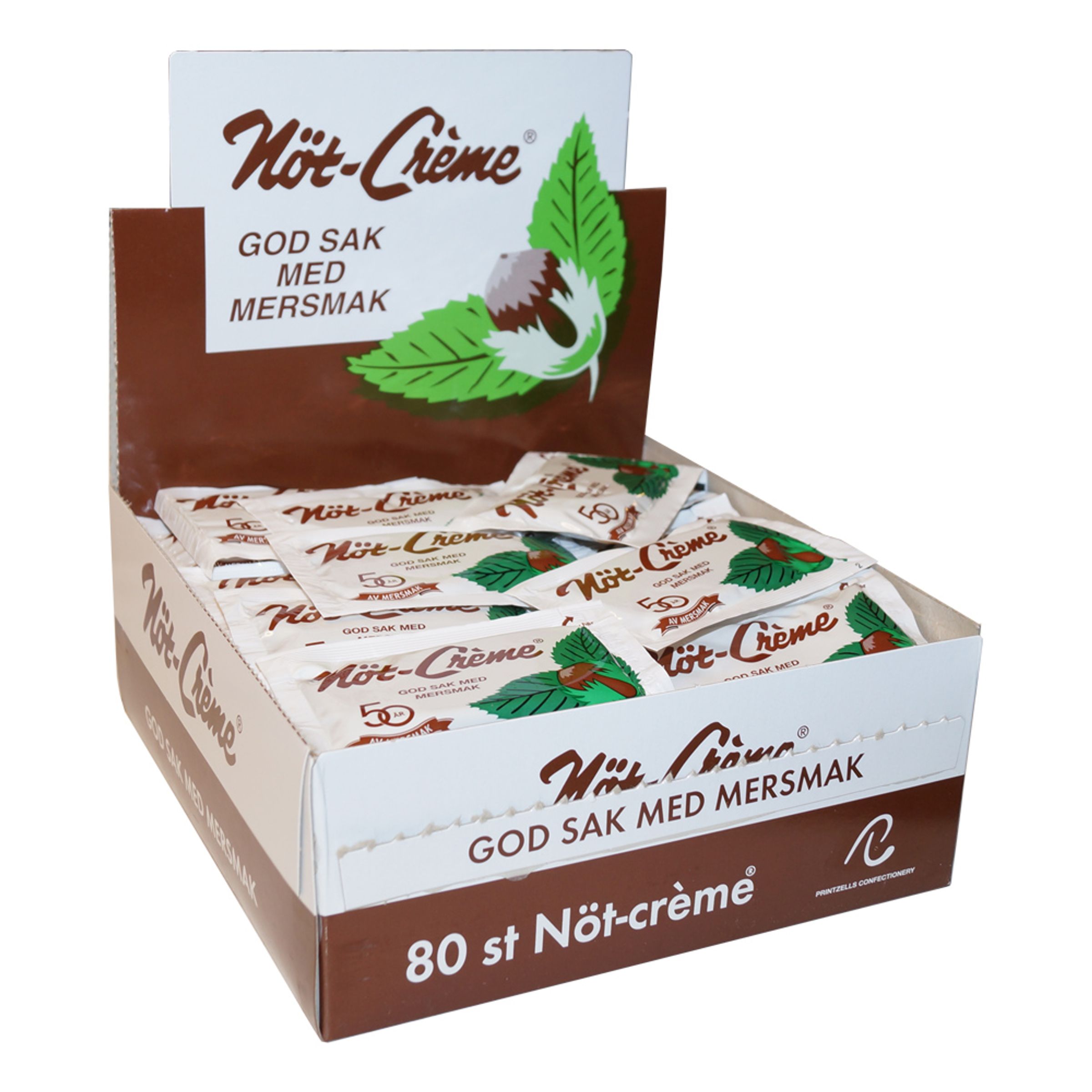 Nöt-Créme Chokladkräm Storpack - 80-pack