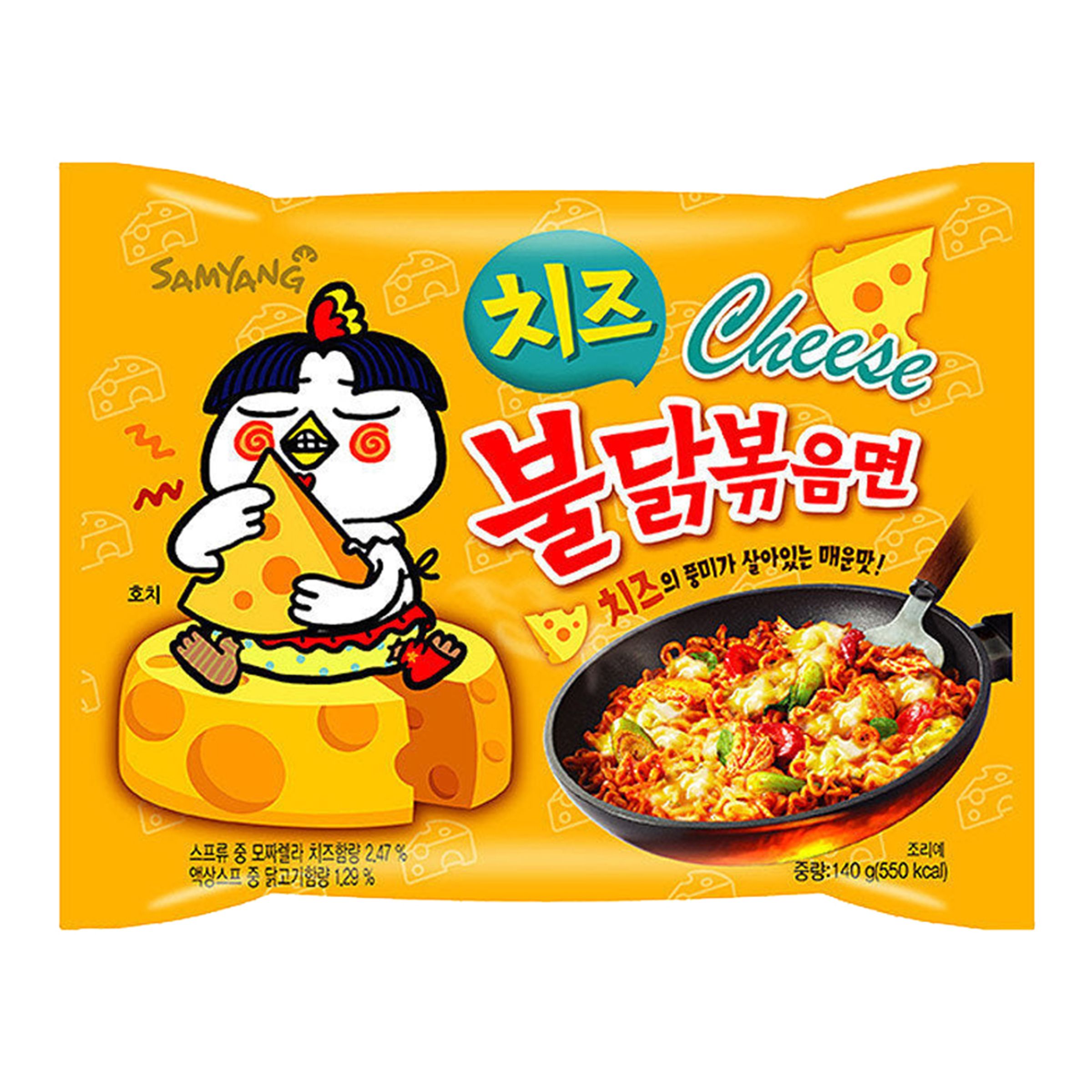 Samyang Hot Chicken Cheese Ramen Noodles