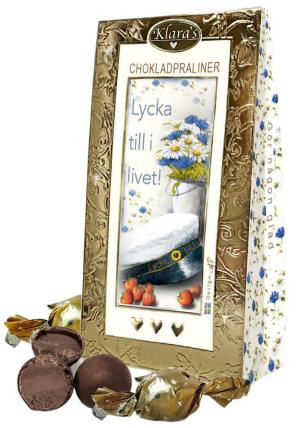 Student "Lycka Till" - Lyxiga Chokladpraliner