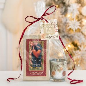 Presentset God Jul Fröken, i cellofan