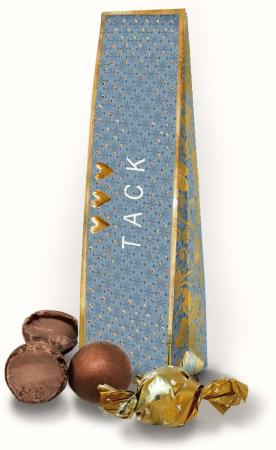 Chokladhälsning Tack