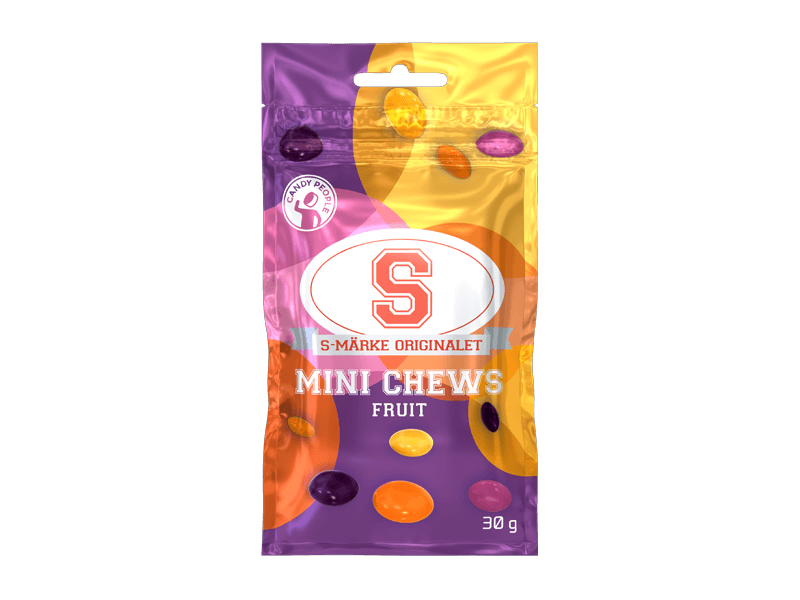 S-Märke Mini Chews Fruit 30g
