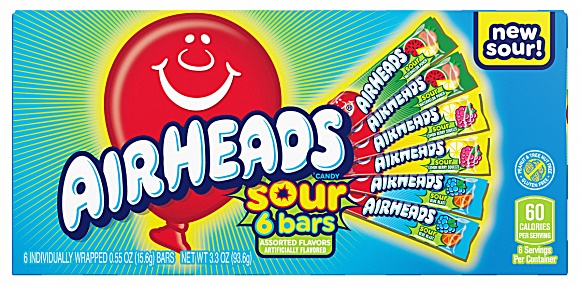 Airheads Sour Bars 6-Pack 94g