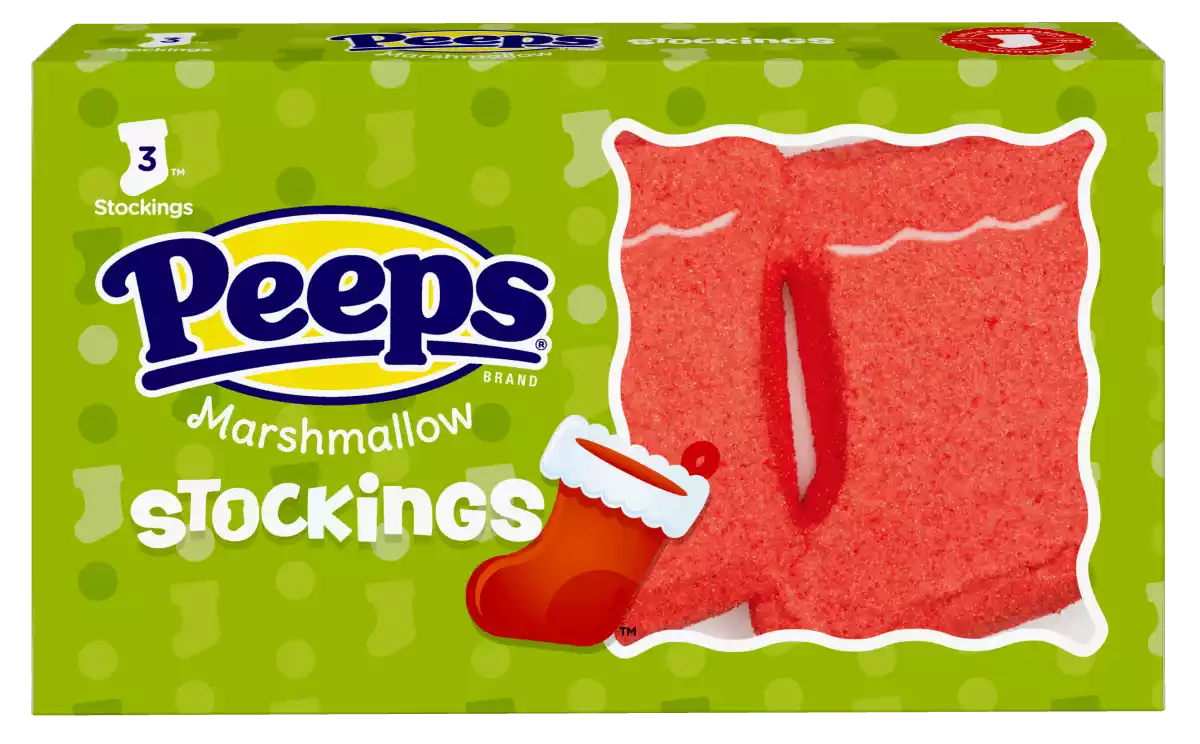 Peeps Marshmallow Stockings 3-pack 42g