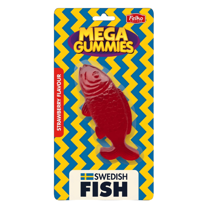 Mega Gummies Swedish Candy Fish 120g