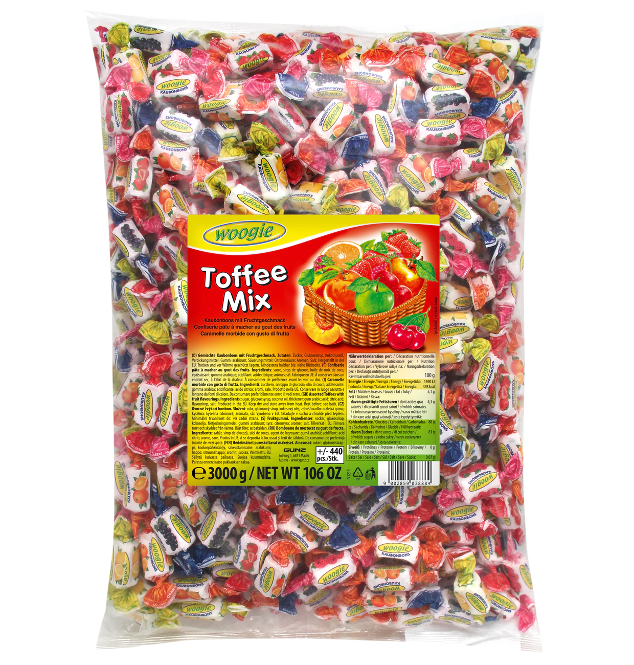 Woogie Toffee Mix 3kg