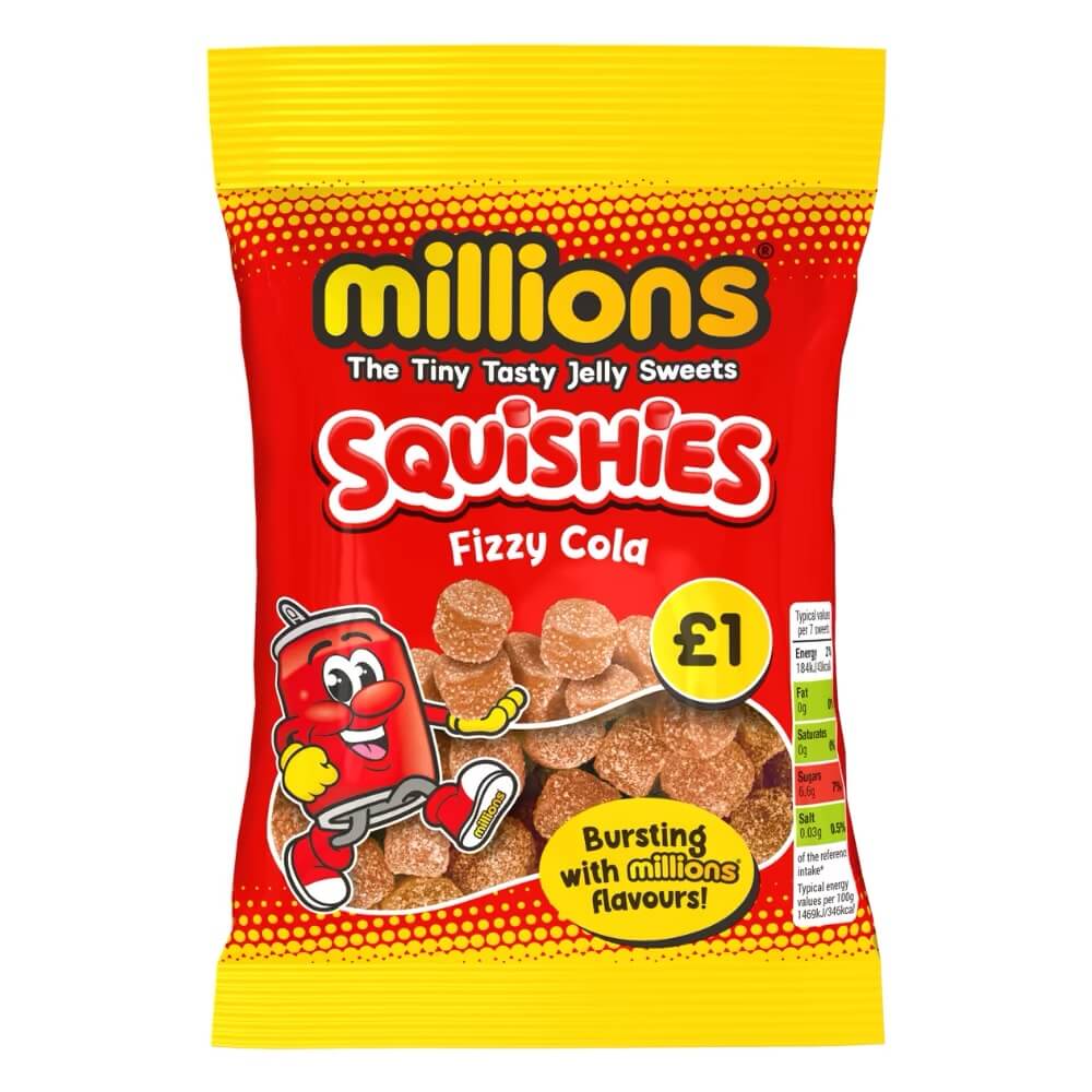 Millions Squishies Fizzy Cola 120g