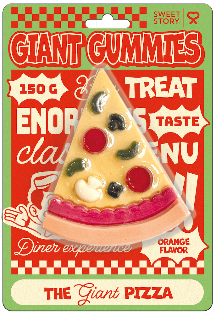 Sweet Story Giant Gummy - Pizza 150g
