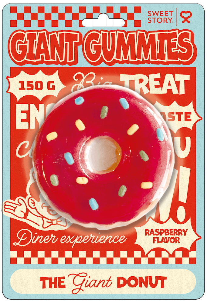 Sweet Story Giant Gummy - Donut 150g