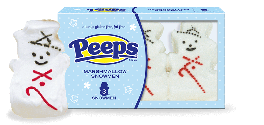 Peeps Snowmen 3-pack 42g