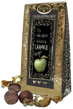 Till världens bästa Lärare - Lyxiga chokladpraliner