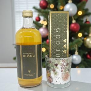 Presentset Jul (Glögg, Chokladpraliner och ljuslykta)