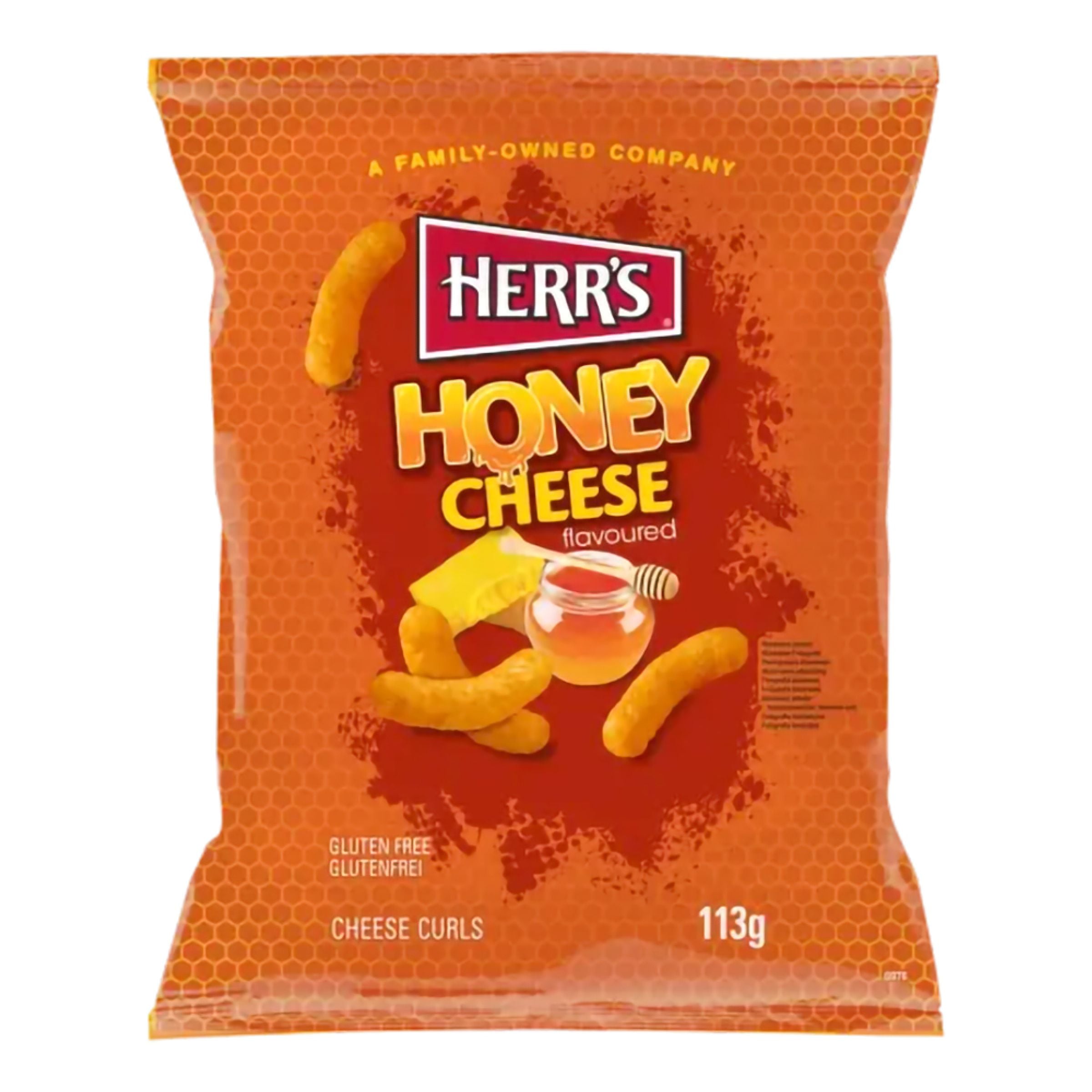 Herr's Honey Cheese Curls - 113 g