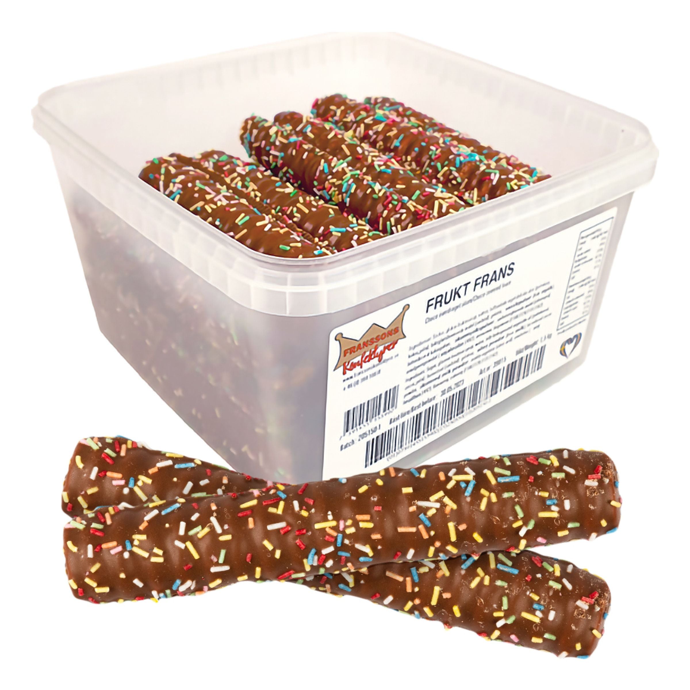 Franssons Fruktfrans Choklad Storpack - 1,5 kg