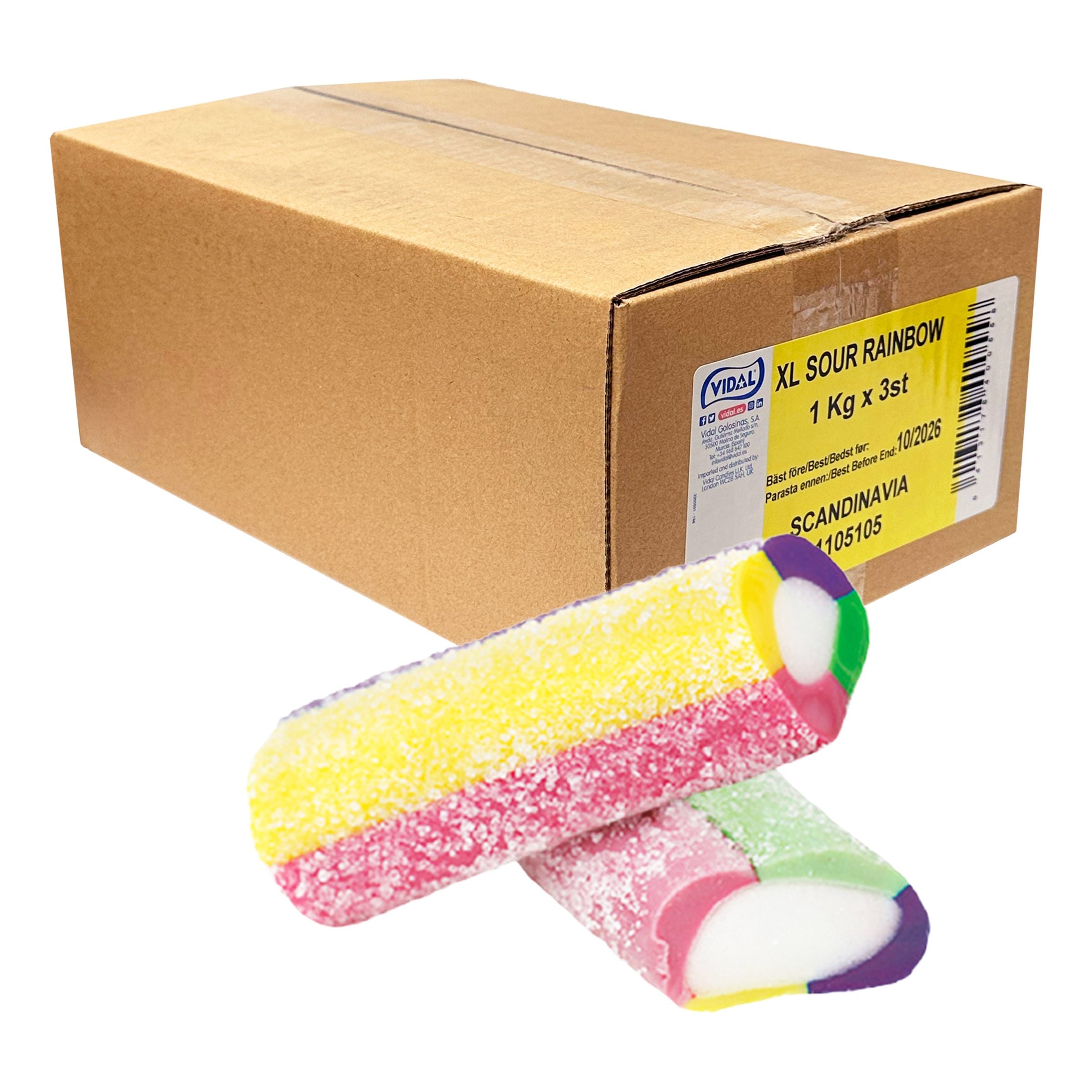 XL Sour Rainbow Storpack - 3 kg