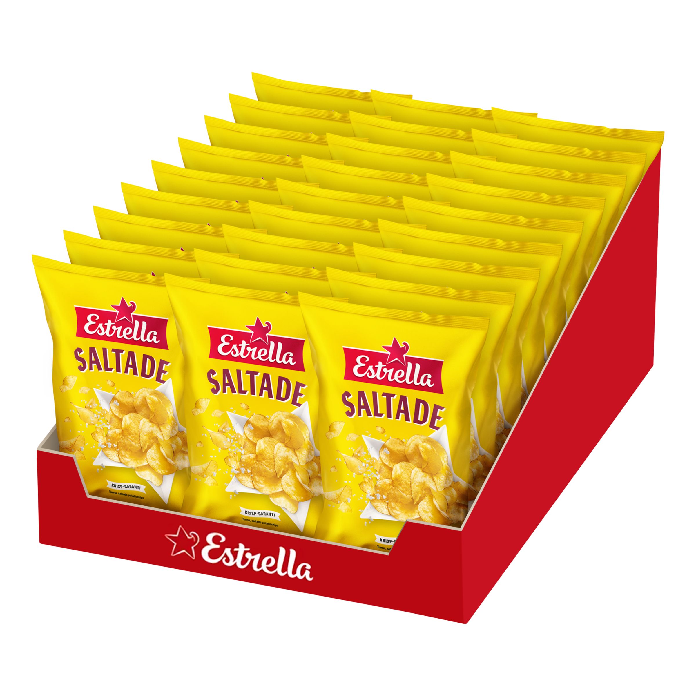 Estrella Saltade Potatischips Mini Storpack - 27 x 40 g