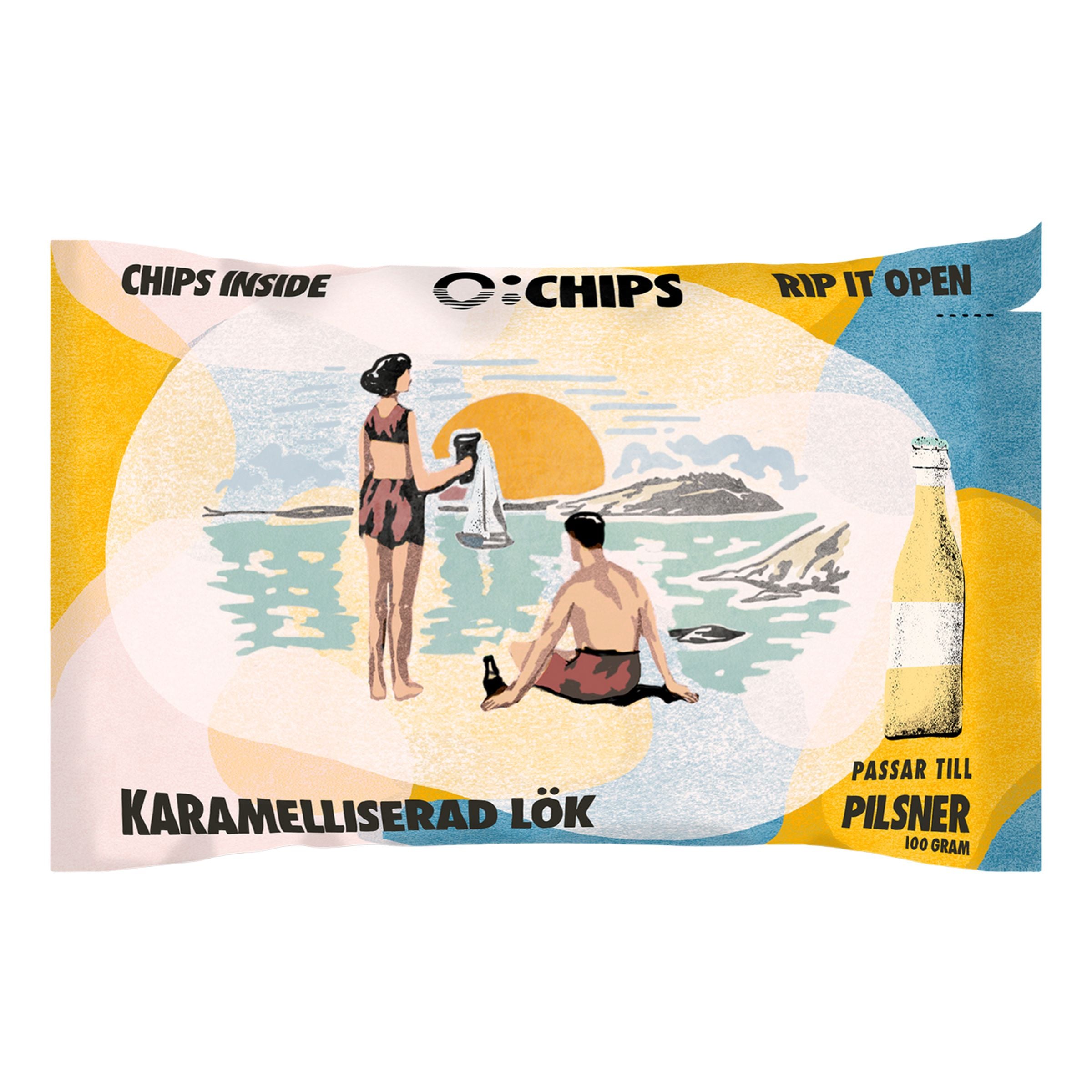 Ö-Chips Pilsner Karamelliserad Lök - 100 g