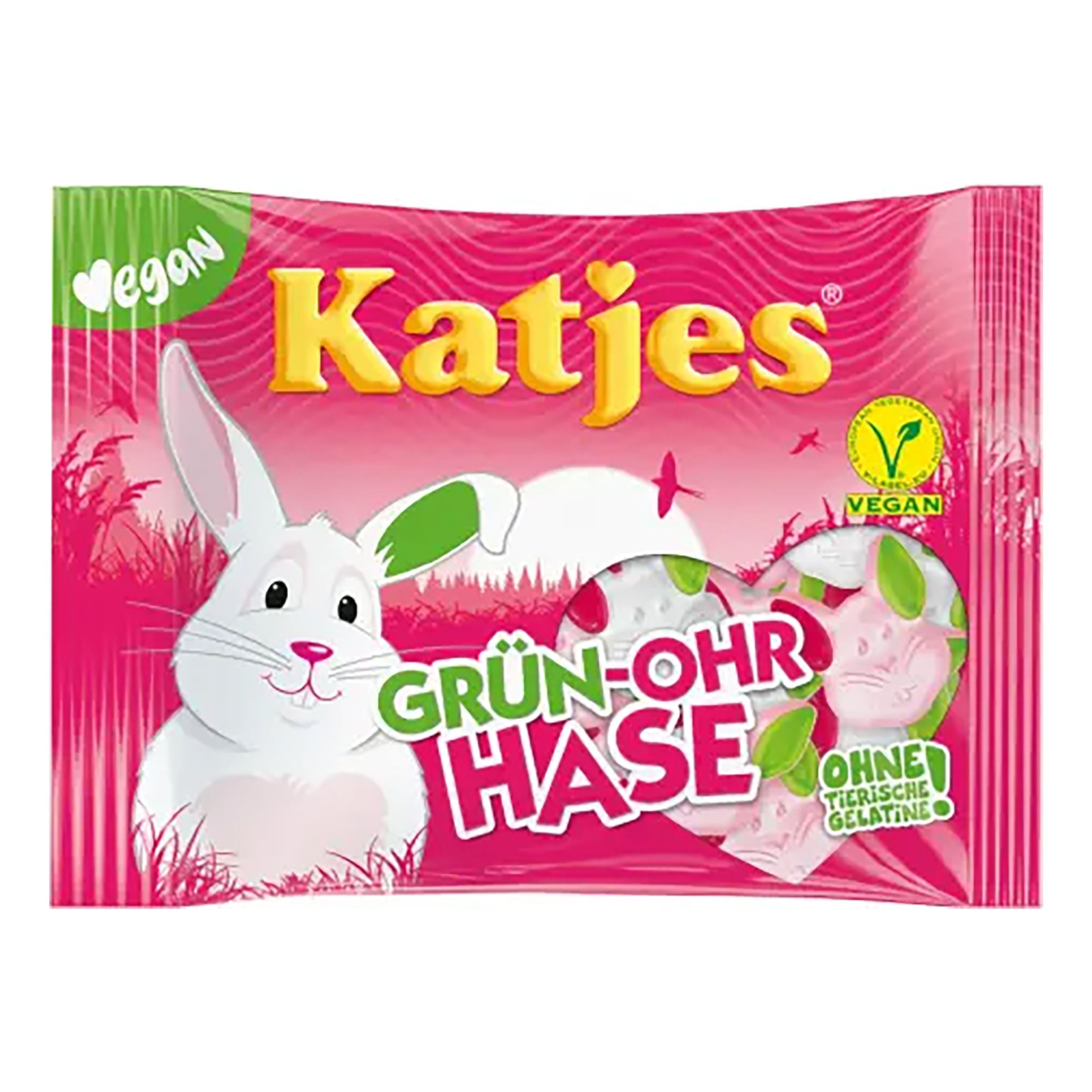 Katjes Grönörade Skumharar - 210 g