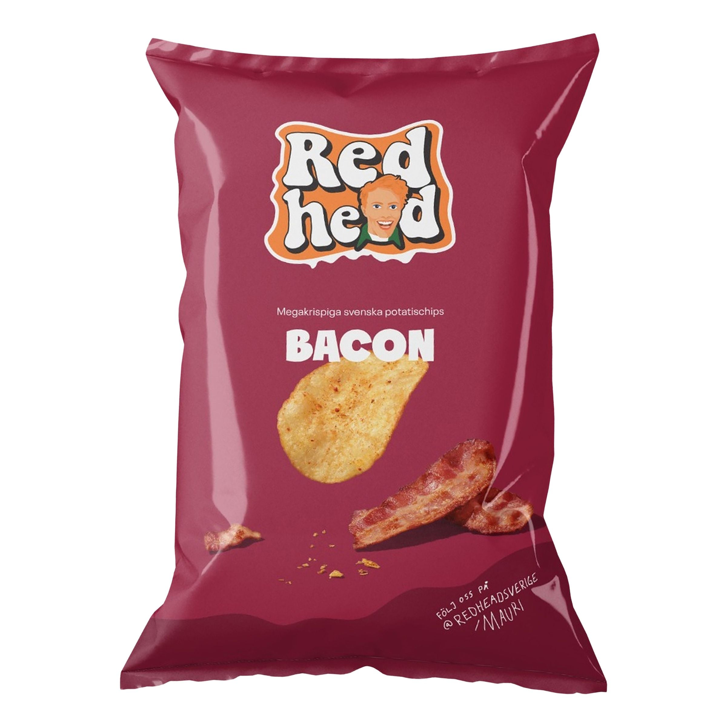 Redhead Chips Bacon - 150 g