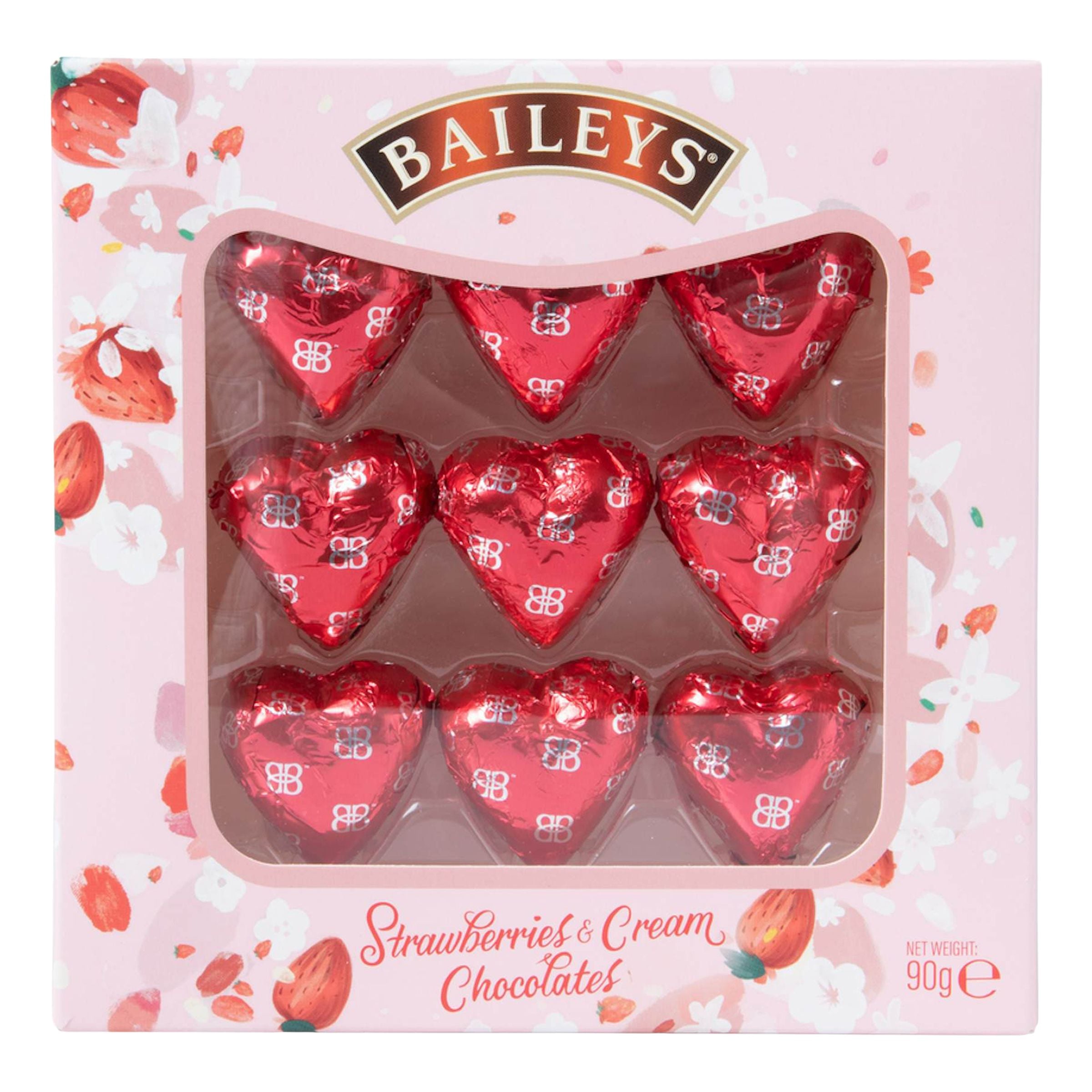 Baileys Truffle Heart Strawberries & Cream - 90 g