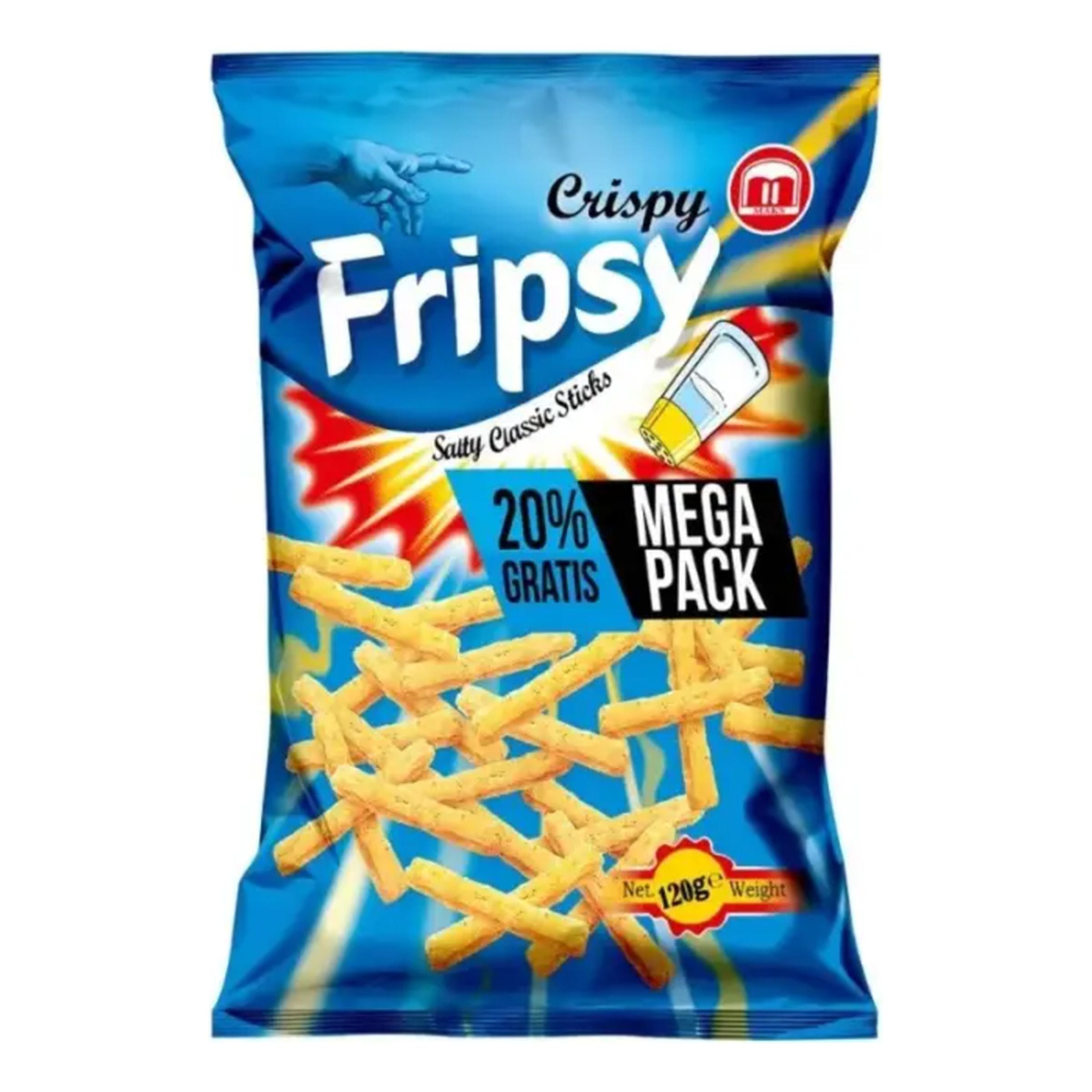 Fripsy Crispy Sticks Salt - 120 g