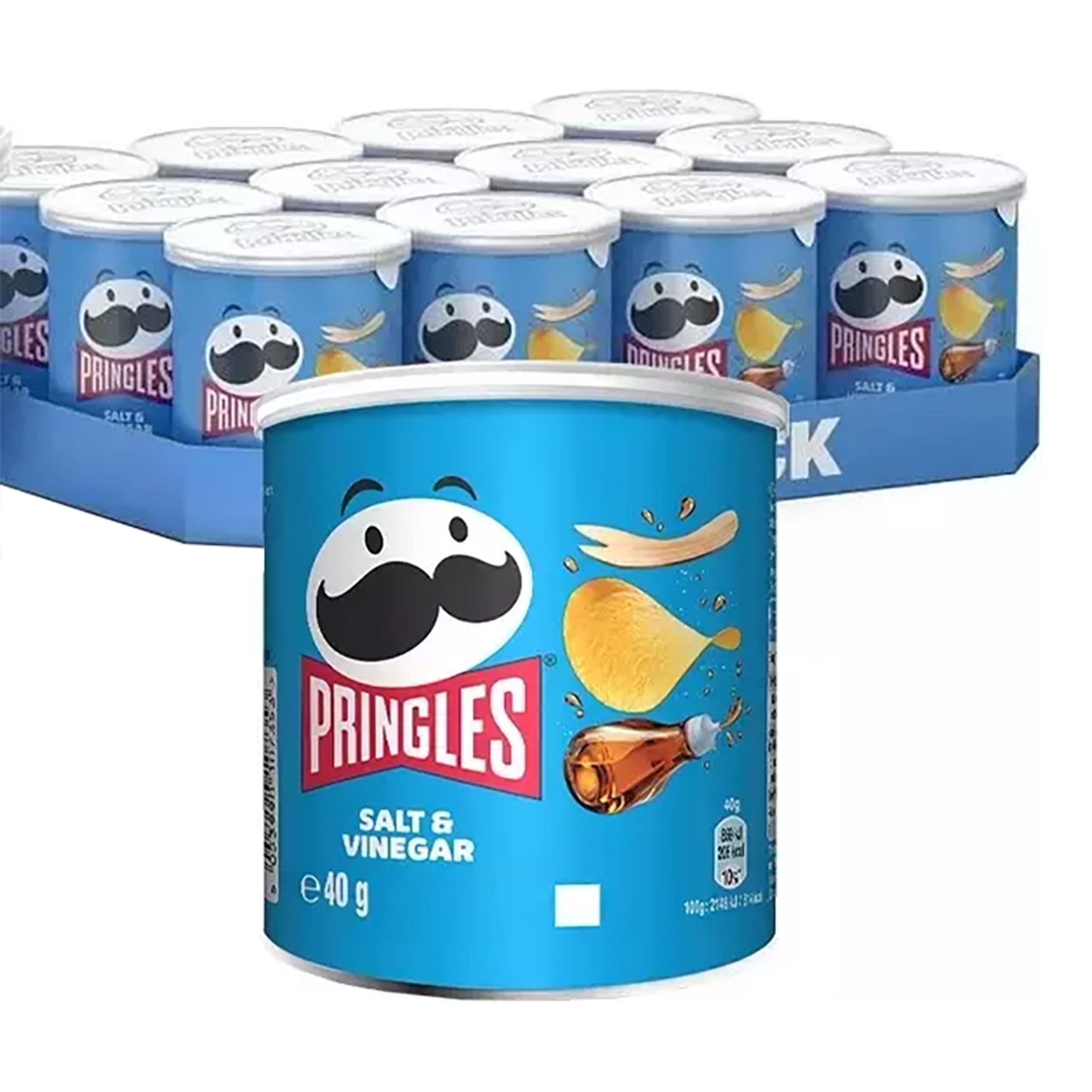 Pringles Salt & Vinäger Mini Storpack - 12 x 40 g