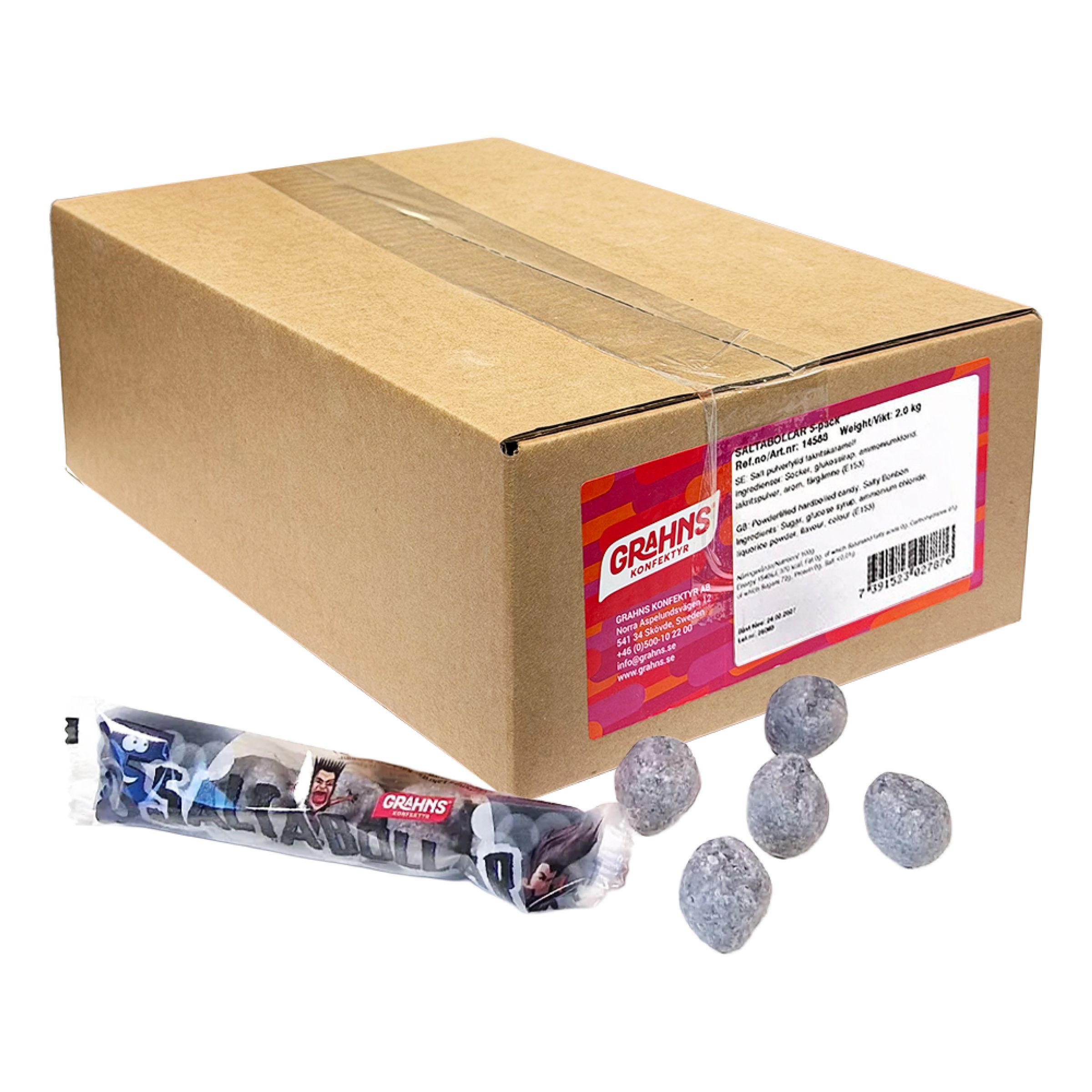 Grahns Salta Bollar Storpack - 2 kg