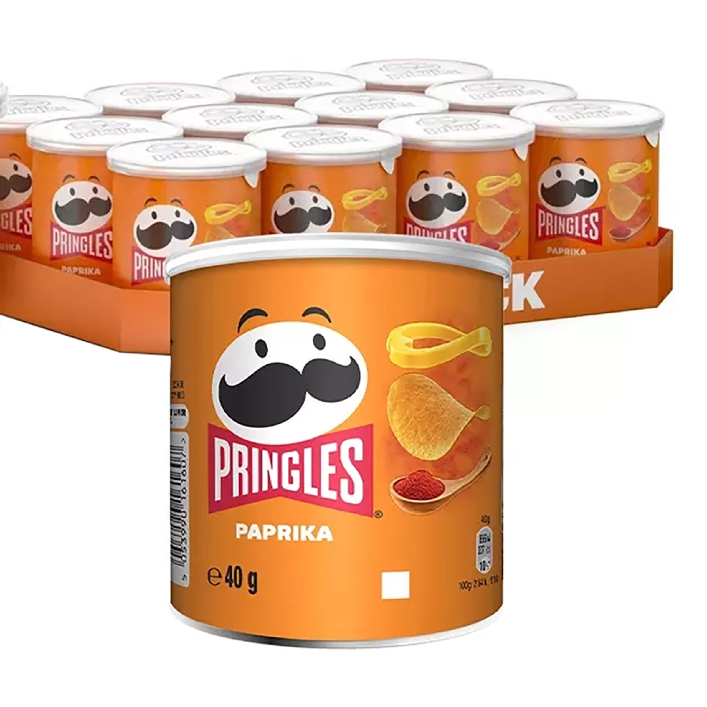 Pringles Paprika Mini Storpack - 12 x 40 g