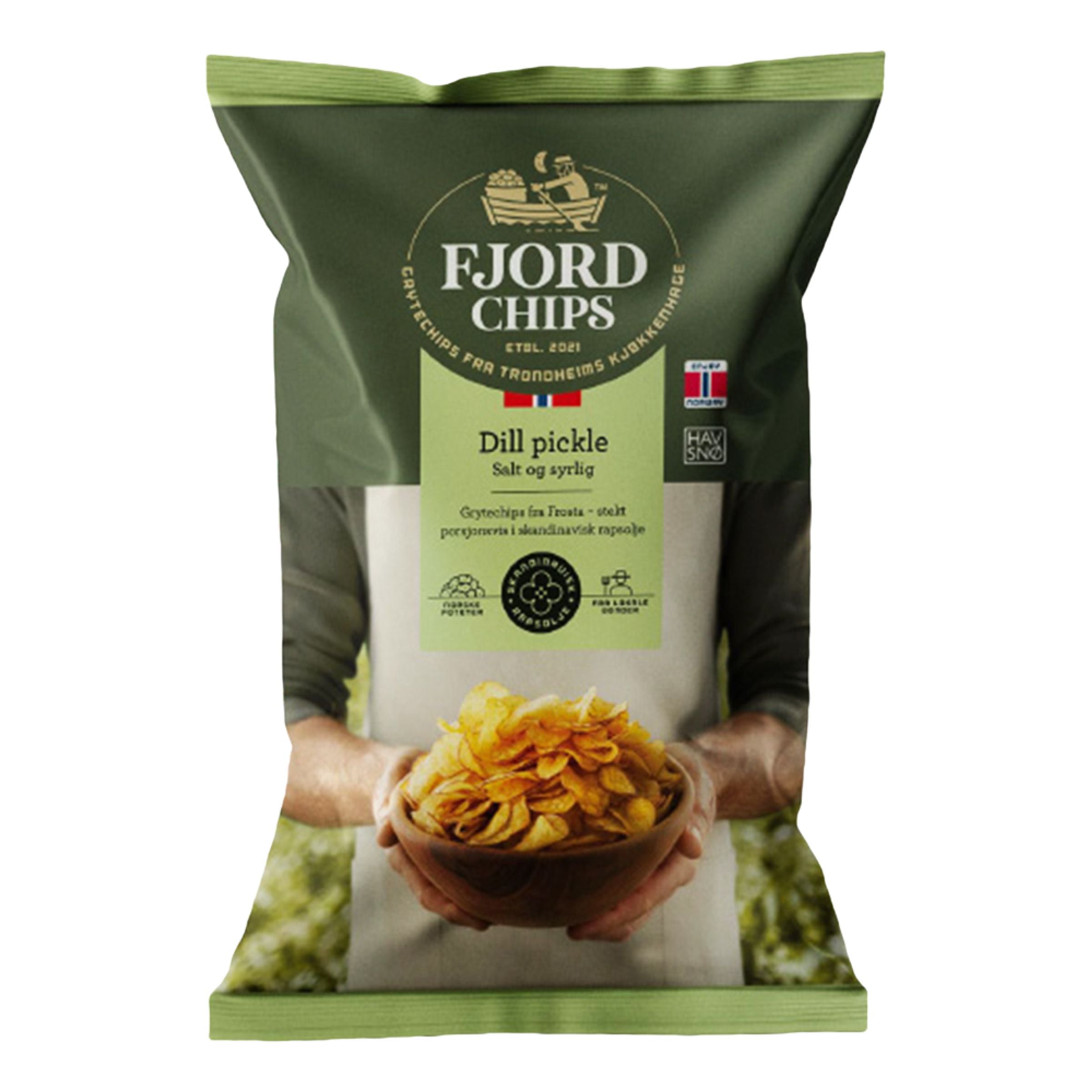 Fjordchips Dill Pickle - 150 g
